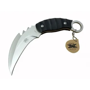 Gear Kargo X 0485 Tırtıklı Karambit Outdoor Bıçak 20 Cm - Kılıflı