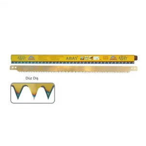 Geniş Kolastar Testere Ağzı - Düz Diş 60 Cm
