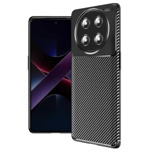 Honor Magic 7 Lite Kılıf Auto Focus Karbon Kapak - Siyah