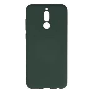 Huawei Mate 10 Lite Kılıf Nano İçi Kadife Silikon - Koyu Yeşil