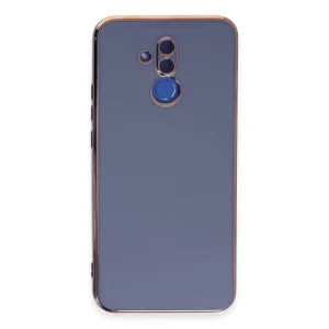 Huawei Mate 20 Lite Kılıf Volet Silikon - Mavi