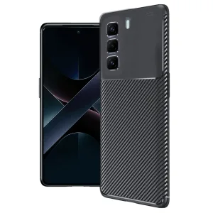 İnfinix Hot 50 Pro Plus 4g Auto Focus Karbon Kapak - Siyah