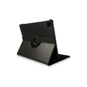 İpad Pro 12.9 (2021) Kılıf 360 Tablet Deri Kılıf - Siyah