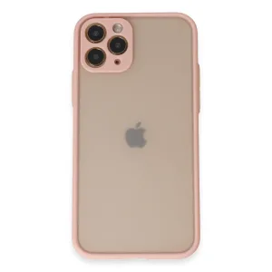 İphone 11 Pro Kılıf Montreal Silikon Kapak - Pembe