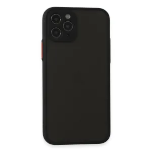 İphone 11 Pro Kılıf Montreal Silikon Kapak - Siyah