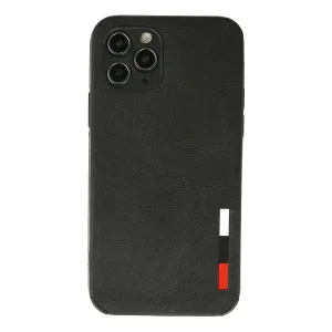 İphone 11 Pro Max Kılıf Loop Deri Silikon - Siyah