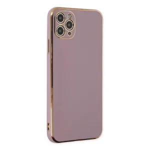 İphone 11 Pro Max Kılıf Volet Silikon - Mor