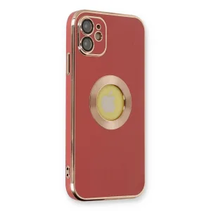İphone 12 Kılıf Store Silikon - Kırmızı