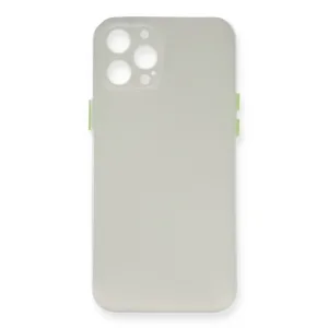 İphone 12 Pro Kılıf Pp Ultra İnce Kapak - Beyaz