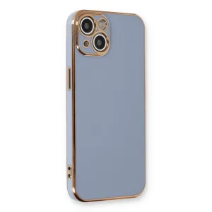 İphone 13 Kılıf Volet Silikon - Mavi