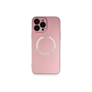 İphone 13 Pro Kılıf Jack Magneticsafe Lens Silikon - Rose Gold