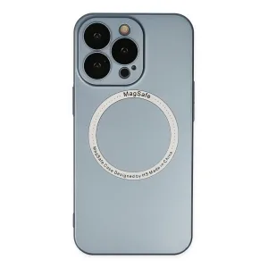 İphone 13 Pro Kılıf Jack Magneticsafe Lens Silikon - Sierra Blue