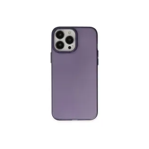 İphone 13 Pro Max Kılıf Modos Metal Kapak - Derin Mor