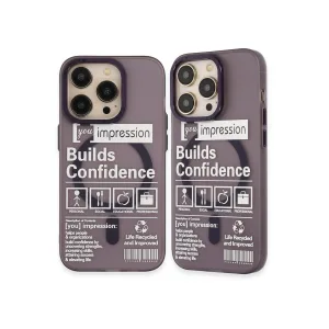 İphone 14 Pro Kılıf Apollo Magneticsafe Desenli Kapak - Apollo Mor - 6