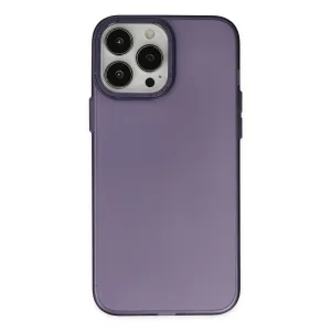 İphone 14 Pro Max Kılıf Modos Metal Kapak - Mor