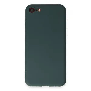 İphone 7 Kılıf First Silikon - Koyu Yeşil