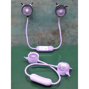 Kuromi Şarjlı Boyun Fanı Vantilatör 2 Kademeli Alk2689