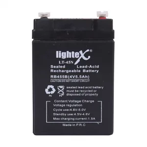 Lightex Lt-45 4v 5.5ah Işıldak Fener Aküsü