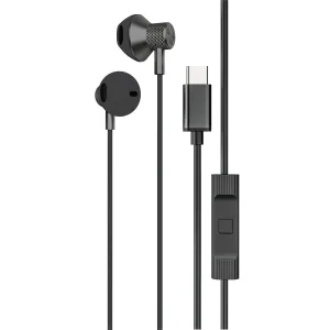 Newface Ls-730 1.2m İphone 15 Serisi İle Uyumlu Type-c Kablolu Kulaklık - Siyah