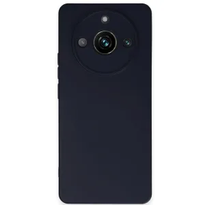 Newface Realme 11 Pro Kılıf Nano İçi Kadife Silikon - Lacivert