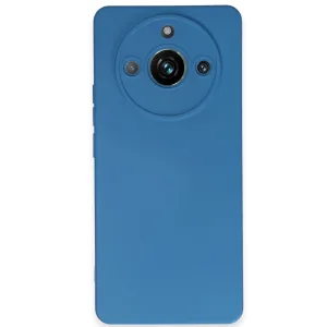 Newface Realme 11 Pro Kılıf Nano İçi Kadife Silikon - Mavi