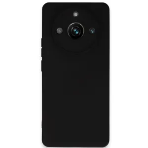 Newface Realme 11 Pro Kılıf Nano İçi Kadife Silikon - Siyah