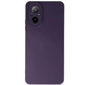 Newface Realme 12 Lite Kılıf Nano İçi Kadife Silikon - Mor
