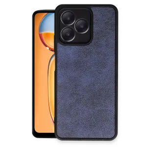 Newface Realme Note 50 4g Kılıf Aras Deri Kapak - Lacivert