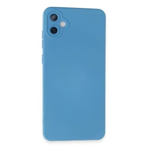 Newface Samsung Galaxy A05 Kılıf Nano İçi Kadife Silikon - Mavi