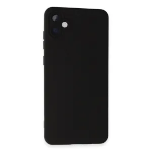 Newface Samsung Galaxy A05 Kılıf Nano İçi Kadife Silikon - Siyah
