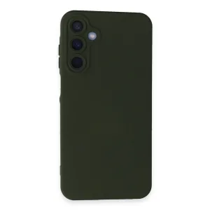 Newface Samsung Galaxy A05s Kılıf Nano İçi Kadife Silikon - Koyu Yeşil