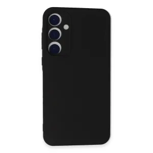 Newface Samsung Galaxy A35 5g Kılıf Nano İçi Kadife Silikon - Siyah