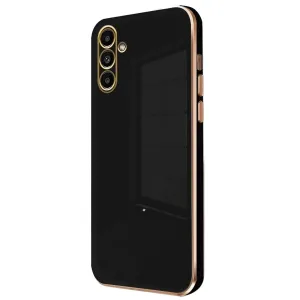 Newface Samsung Galaxy M15 Kılıf Volet Silikon - Siyah