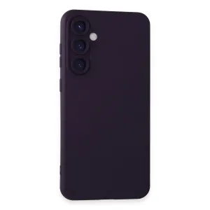 Newface Samsung Galaxy S24 Kılıf Nano İçi Kadife Silikon - Mor