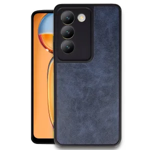 Newface Vivo V30 Lite 4g Kılıf Aras Deri Kapak - Lacivert