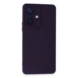 Newface Vivo Y27 Kılıf Nano İçi Kadife Silikon - Mor