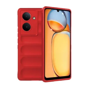 Newface Xiaomi Redmi 13c Kılıf Optimum Silikon - Kırmızı