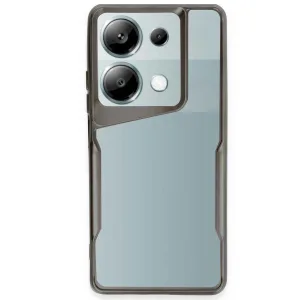 Newface Xiaomi Redmi Note 13 Pro 4g Kılıf Boyi Silikon Kapak - Titan Gri