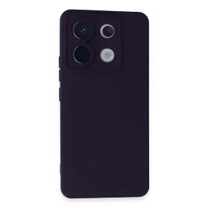 Newface Xiaomi Redmi Note 13 Pro 5g Kılıf Nano İçi Kadife Silikon - Mor