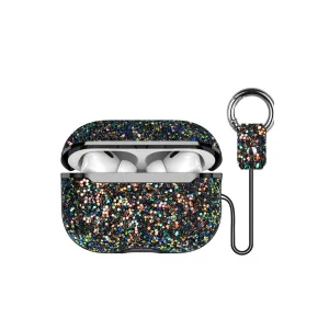 Onegif Airpods 2 (2.nesil) Bright Simli Airpods Kapak - Siyah