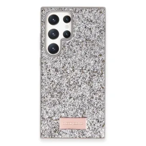 Onegif Samsung Galaxy S23 Ultra Bright Simli Kapak - Gümüş