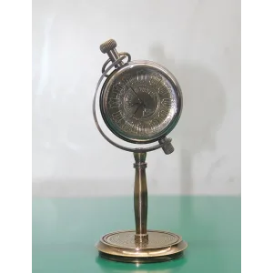 Pirinç Masa Üstü Saat 16186