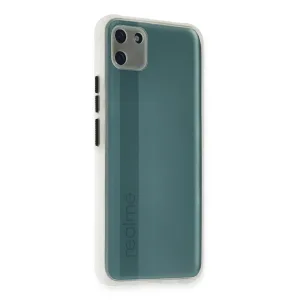 Realme C11 Kılıf Miami Şeffaf Silikon - Şeffaf