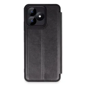 Realme Note 50 4g Kılıf Flip Cover - Siyah