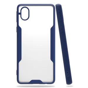 Samsung Galaxy A01 Core Kılıf Platin Silikon - Lacivert