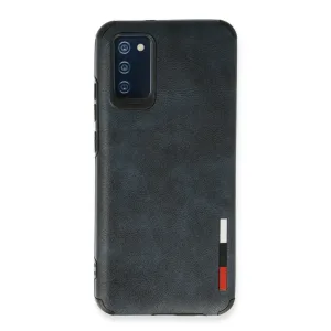 Samsung Galaxy A02s Kılıf Loop Deri Silikon - Lacivert