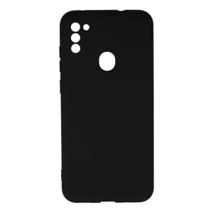 Samsung Galaxy A11 Kılıf Nano İçi Kadife Silikon - Siyah