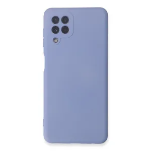 Samsung Galaxy A22 Kılıf Nano İçi Kadife Silikon - Lila
