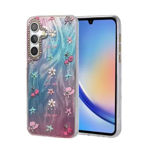 Samsung Galaxy A34 5g Kılıf Blade Aynalı Desenli Kapak - Desen 4