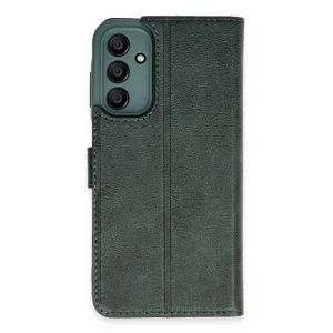 Samsung Galaxy A35 5g Kılıf Trend S Plus Kapaklı Kılıf - Yeşil